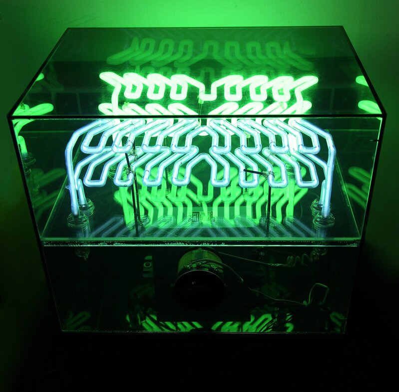 Chryssa, ‘Analysis of Letter Y’, 1965, Sculpture, Neon, Acrylic Plastic, and Plexiglas with Dimmer Dial, RoGallery