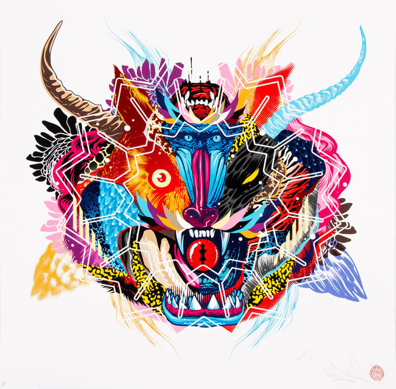 Tristan Eaton, ‘Battle Cry’, 2015, Print, Screenprint in colors on Coventry Rag paper, Heritage Auctions
