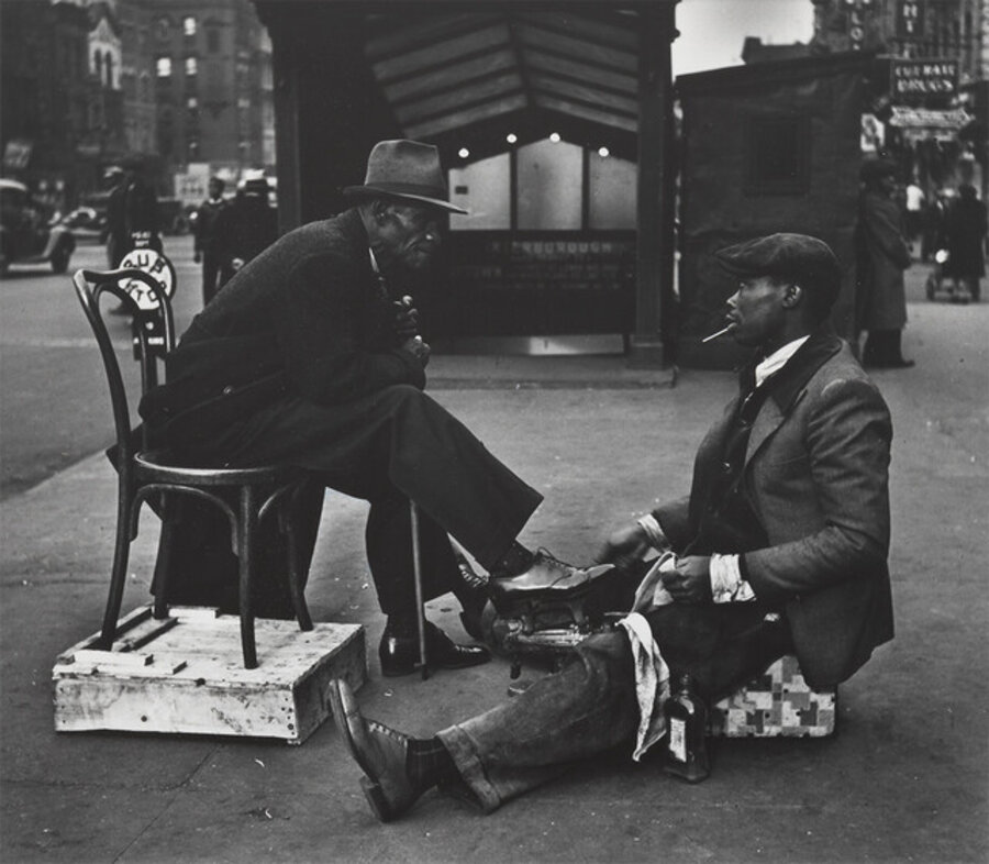 Shoeshine, Harlem, New York