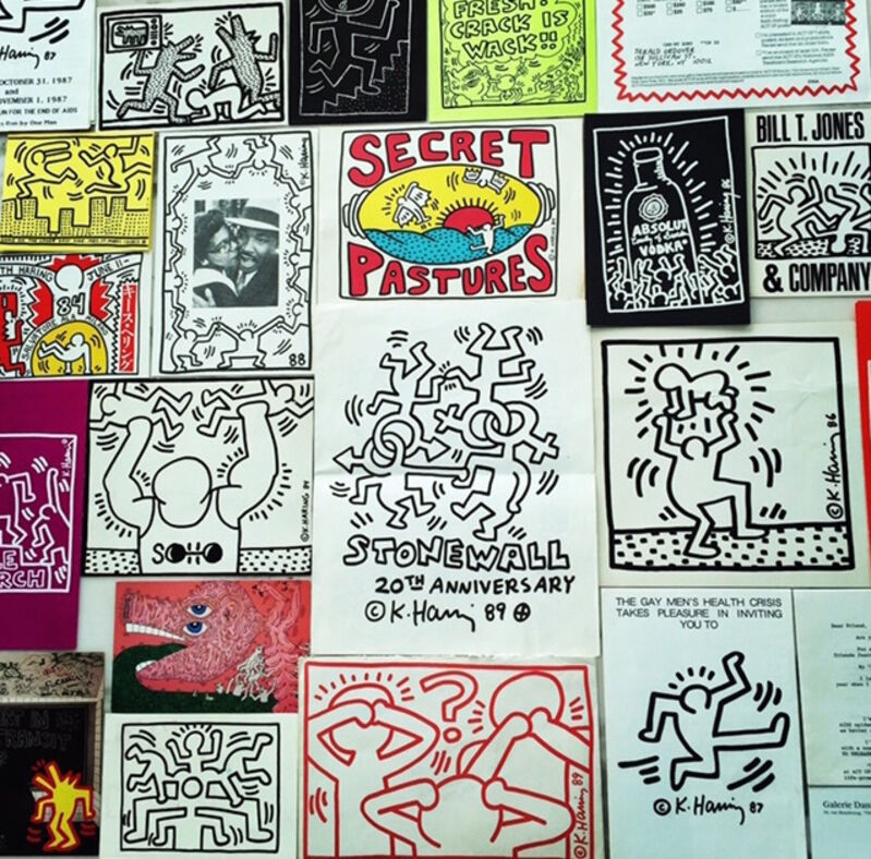 Keith Haring, ‘Collection of Haring Ephemera’, 1982-1990, Ephemera or Merchandise, Printed matter, Artificial Gallery