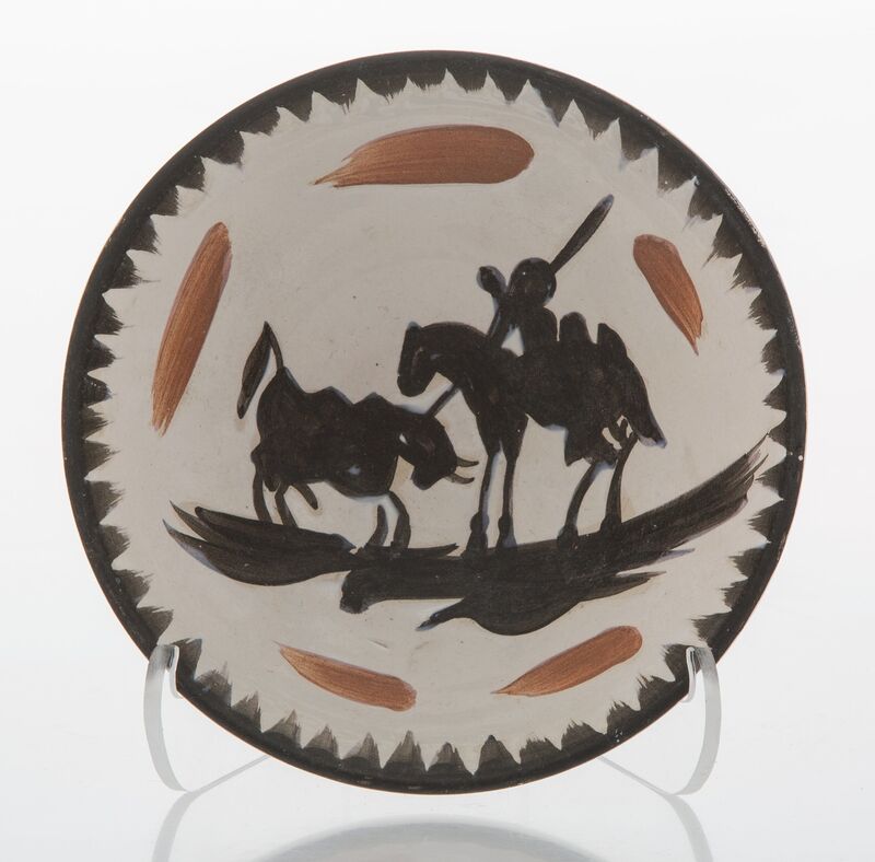 Pablo Picasso, ‘Picador’, 1955, Design/Decorative Art, Terre de faïence bowl, partially glazed and painted, Heritage Auctions