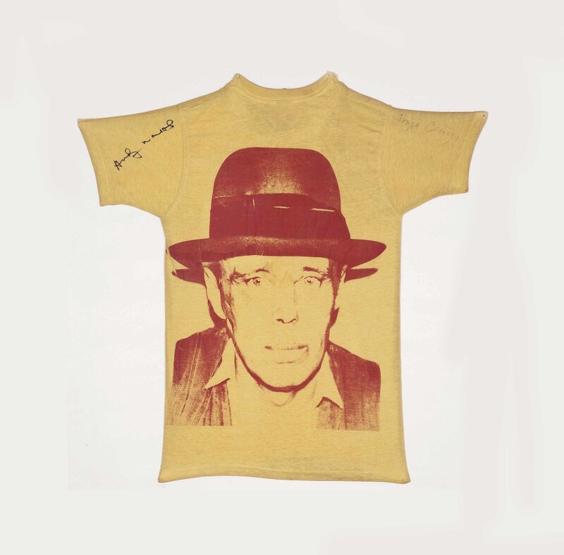 Andy Warhol, ‘Beuys’, 1980, Other, Silkscreen on Hanes T-Shirt, EF ARTE / Memorabilandia