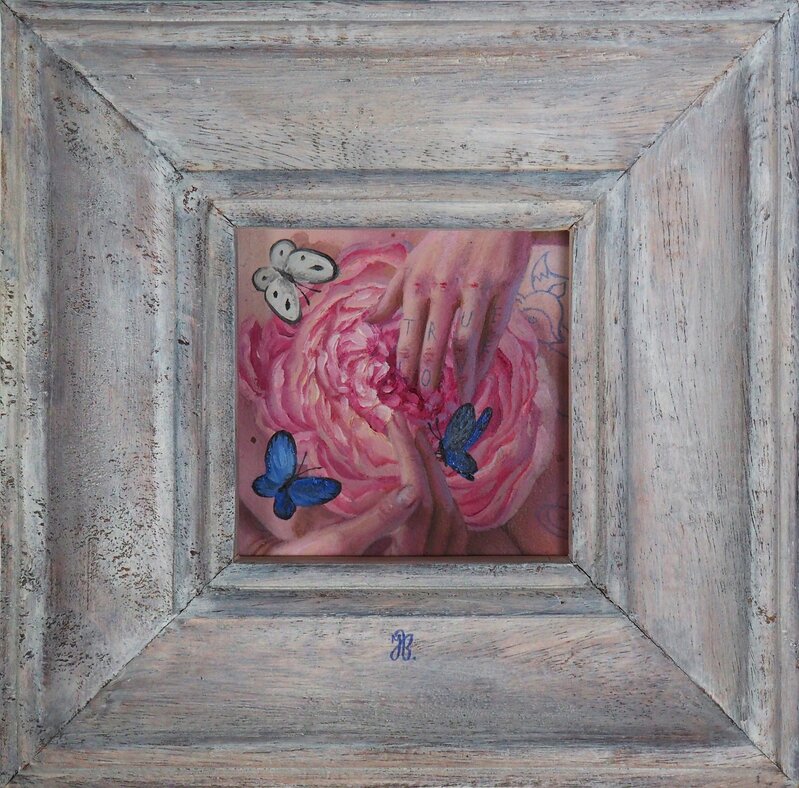 Jana Brike, ‘Flutter in my heart’, 2019, Painting, Oil on board, Beinart Gallery