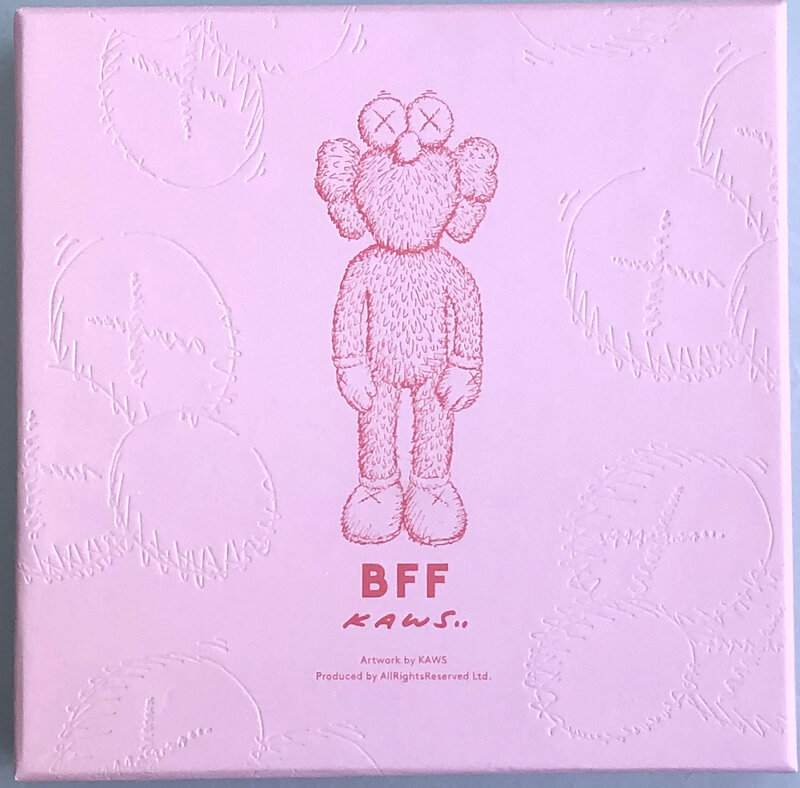 KAWS, ‘KAWS BFF Plush: set of 2 (KAWS pink KAWS black BFF)’, 2016 & 2019, Sculpture, Plush figurines, Lot 180 Gallery