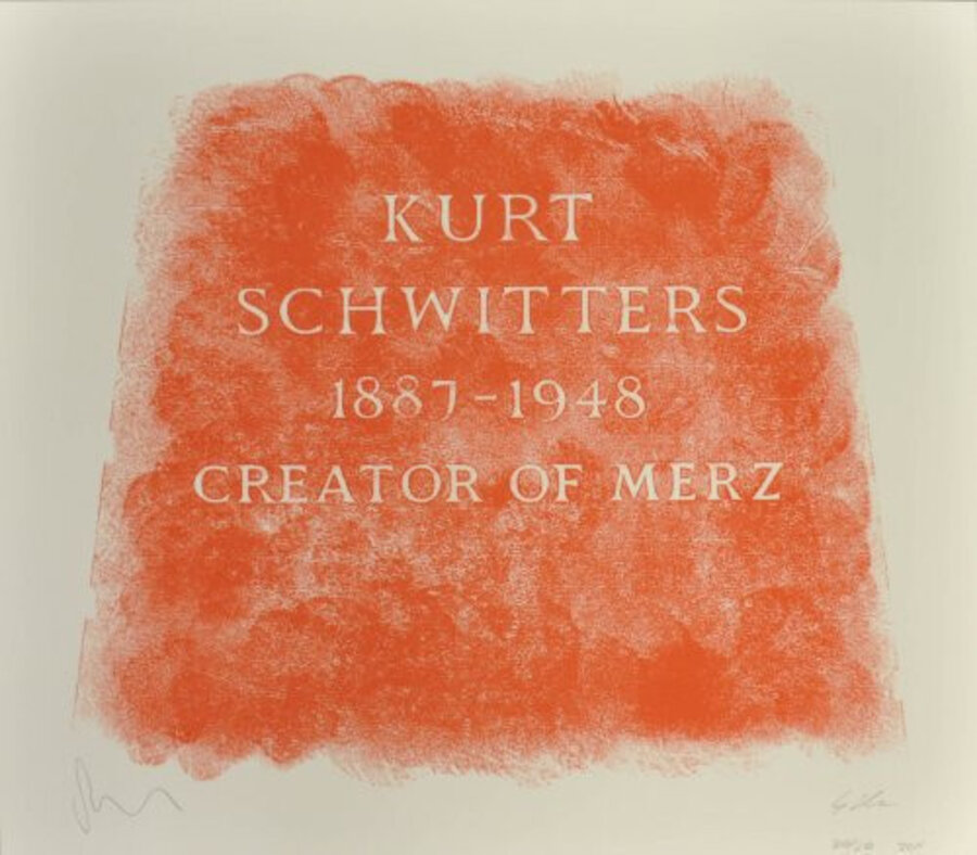 A History of Type Design / Kurt Schwitters, 1887-1948 (Ambleside, England)