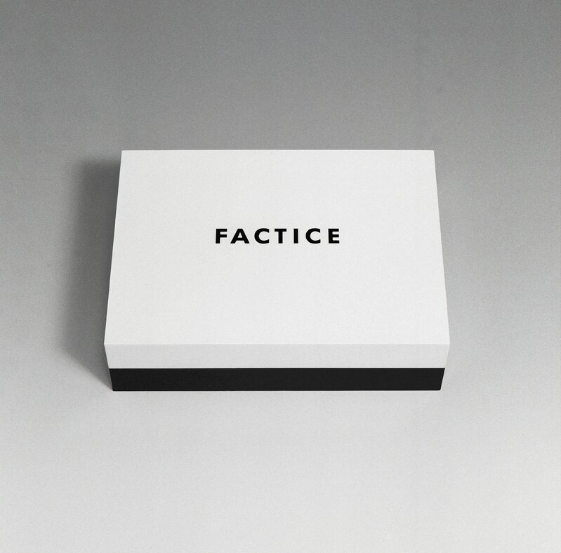 Philippe Cazal, ‘Factice’, 1995, Print, Multiple, Box, Cassette Tape, Video Cassette, CD, Diskette, Ektachrome, michèle didier