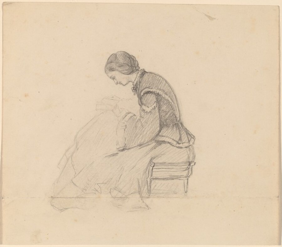 Study of a Girl Reading