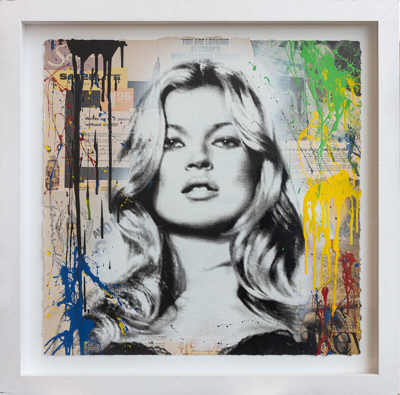 Mr. Brainwash, ‘Kate Moss’, 2012, Painting, Silkscreen with acrylic, spraypaint and stencil on paper, Artsy x Forum Auctions