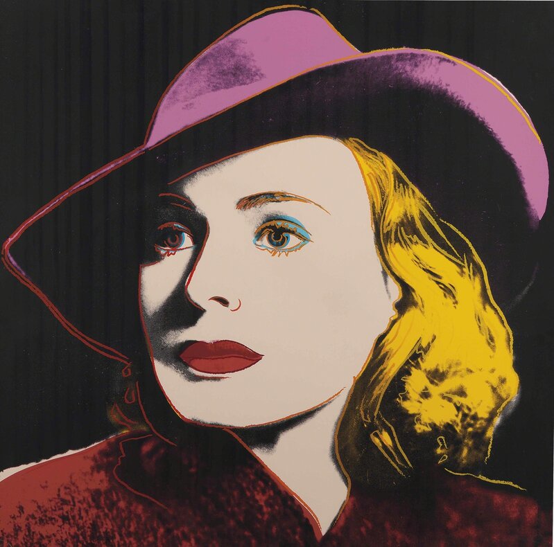Andy Warhol, ‘Ingrid Bergman with Hat, from Ingrid Bergman’, 1983, Print, Unique screenprint in colors, on Lenox Museum Board, Christie's