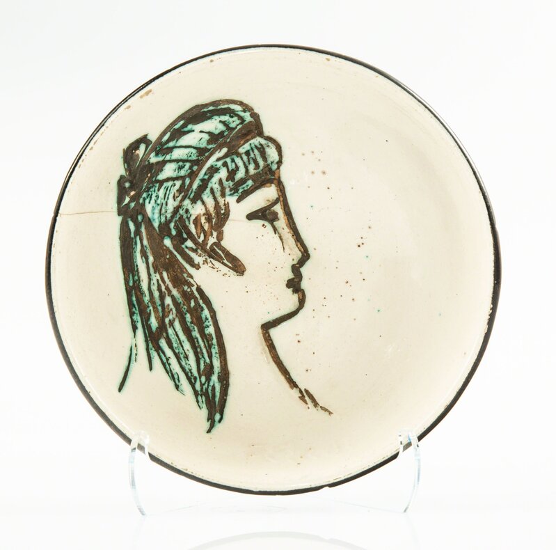 Pablo Picasso, ‘Sylvette’, 1955, Other, Faïence ceramic bowl with hand painting and glaze, Heritage Auctions