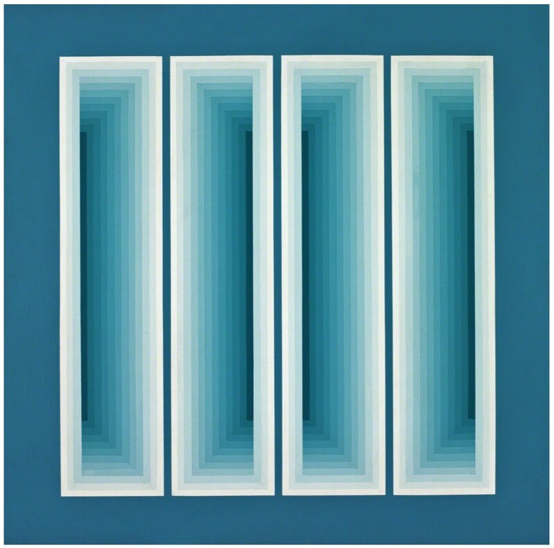 Sara Modiano, ‘Cuatro ventanas’, 1977, Painting, Acrylic on canvas, Instituto de Visión