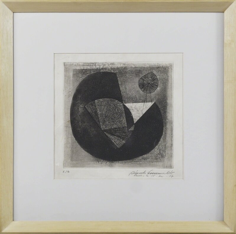 Sérvulo Esmeraldo, ‘Untitled’, 1957, Print, Etching on paper, LAART