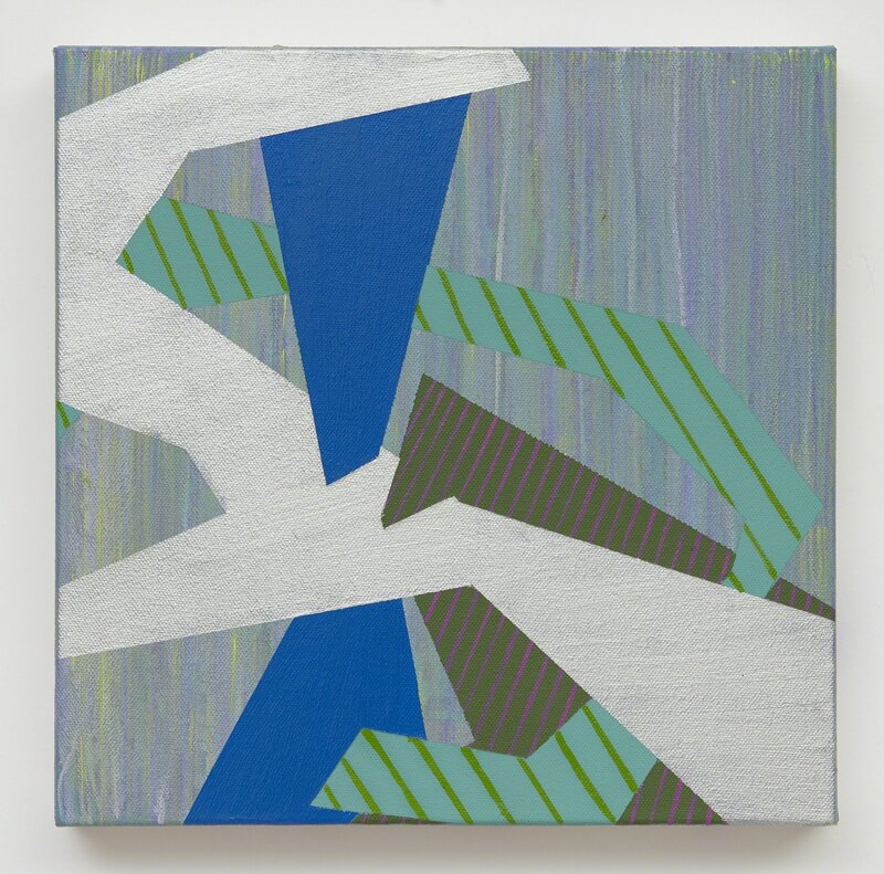 Laura Mosquera, ‘Silver Slip Right Twist’, 2014, Painting, Acrylic on canvas, Alfa Gallery