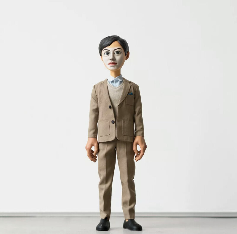 Zeng Fanzhi 曾梵志, ‘The Mask’, 2020, Sculpture, PVC Hand-painted, Bespoke, Wool Sweater, Shirt, Toyol Gallery