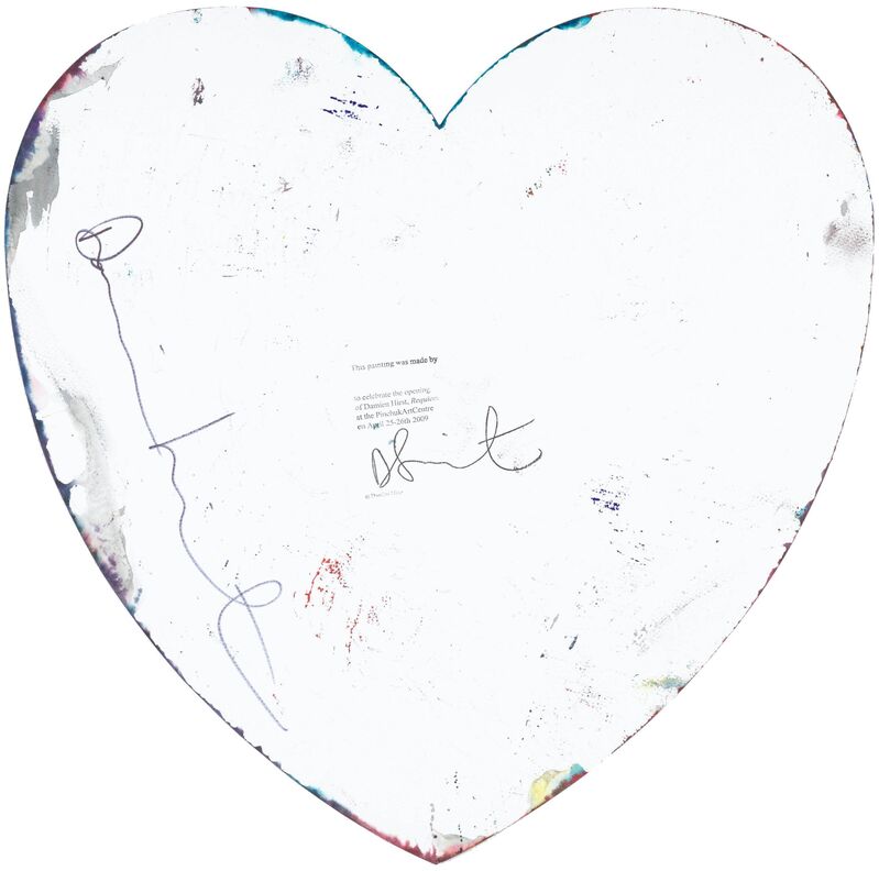 Damien Hirst, ‘Heart Spin Painting’, 2009, Drawing, Collage or other Work on Paper, Acrylic on strong wove paper, Koller Auctions