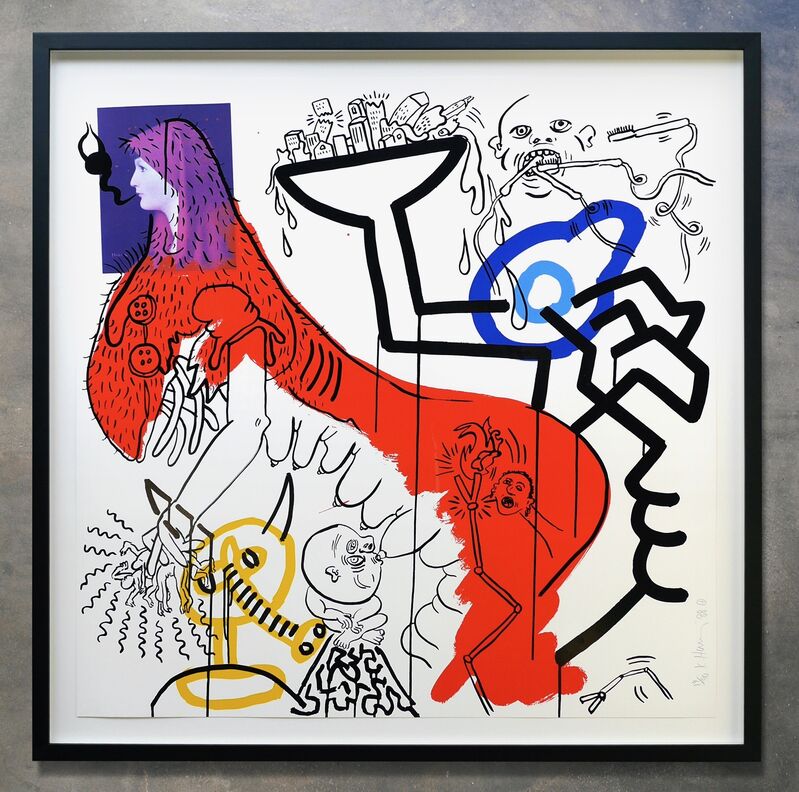 Keith Haring, ‘Apocalypse No. 4’, 1988, Print, Silkscreen print on Museum board, Joseph Fine Art LONDON