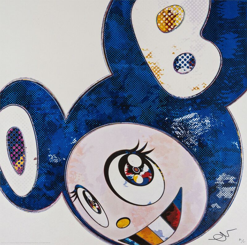 Takashi Murakami, ‘And Then X 727 (Ultramarine: GUNJO)’, 2003, Print, Offset lithograph printed in colours, Forum Auctions