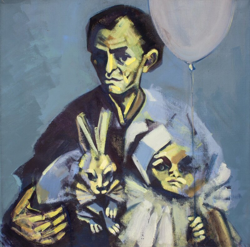 Anna Navasardian, ‘Rabbit Potrait’, 2014, Painting, Acrylic on canvas, Ethan Cohen Gallery
