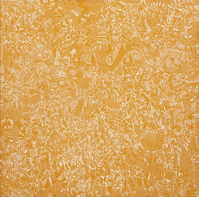 Houston Maludi, ‘Terre de la danse’, 2020, Painting, India ink on canvas, Magnin-A