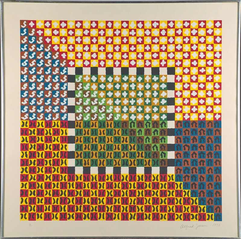 Alfred Jensen, ‘Three Prints from Portfolio’, 1973, Print, Three screenprints in colors (framed separately), Rago/Wright/LAMA/Toomey & Co.