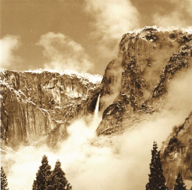 Rena Bass Forman, ‘Yosemite Falls, CA’, 2003, Photography, Toned gelatin silver print, Winston Wächter Fine Art