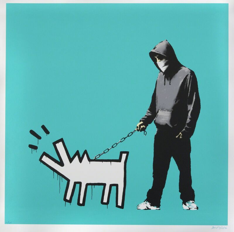 Banksy, ‘Choose Your Weapon (Turquoise)’, 2010, Print, Screenprint on paper, Julien's Auctions