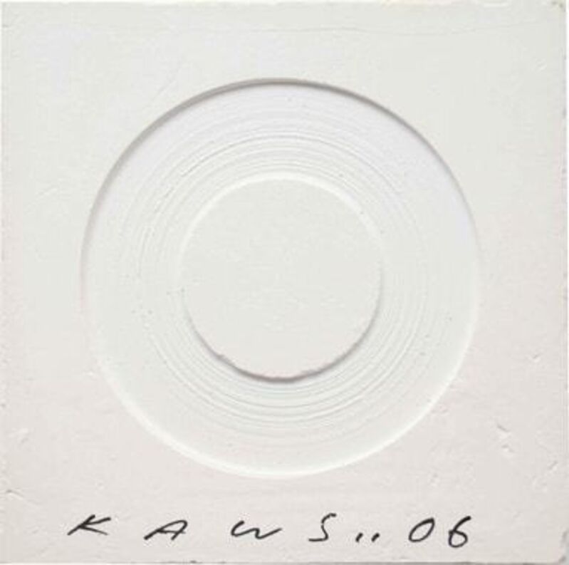KAWS, ‘OriginalFake Store Tile (White)’, 2006, Sculpture, Ceramic Tile, Dope! Gallery