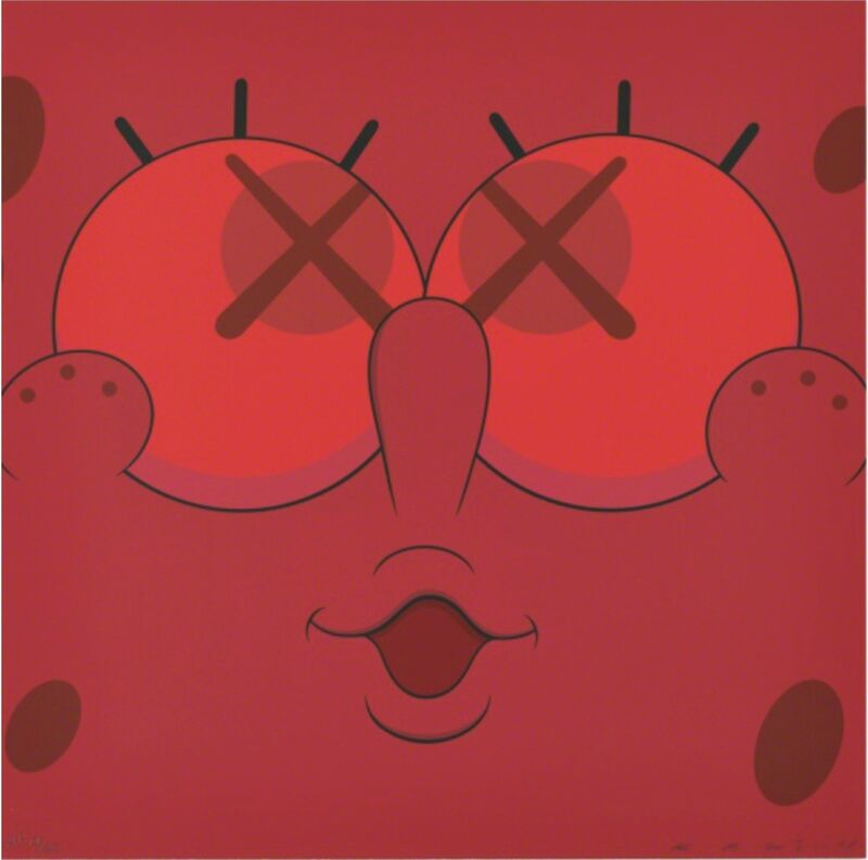 KAWS, ‘Sponge Bob ’, 2010, Print, Silkscreen on paper, Gin Huang Gallery