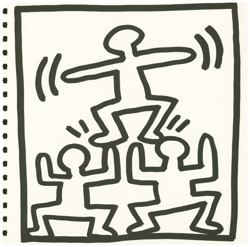 Keith Haring, ‘Keith Haring (untitled) duck 1982 ’, 1982, Ephemera or Merchandise, Offset lithograph, Lot 180 Gallery
