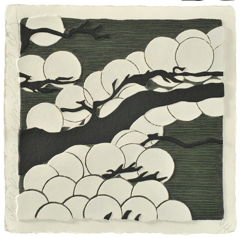 Donald Sultan, ‘White Pines’, 2009, Print, Mixografía® print on handmade paper, Mixografia