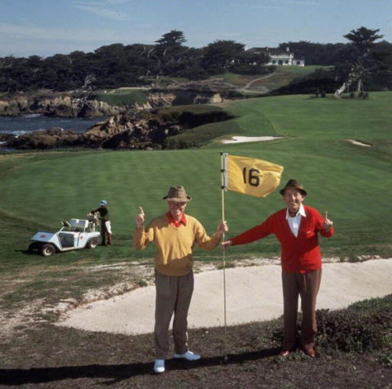 Slim Aarons, ‘Golfing Pals, Bing Crosby and Thomas Taylor’, 1977, Photography, C-Print, Undercurrent Projects