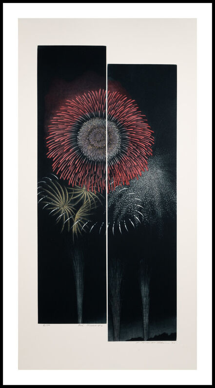 Katsunori Hamanishi, ‘Red Fireworks’, 2021