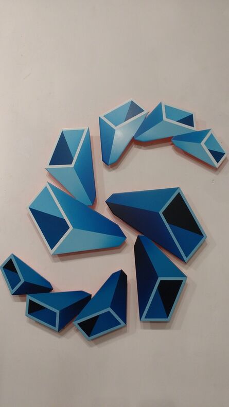 Daniel Sanseviero, ‘Blue sculpture’, 2018
