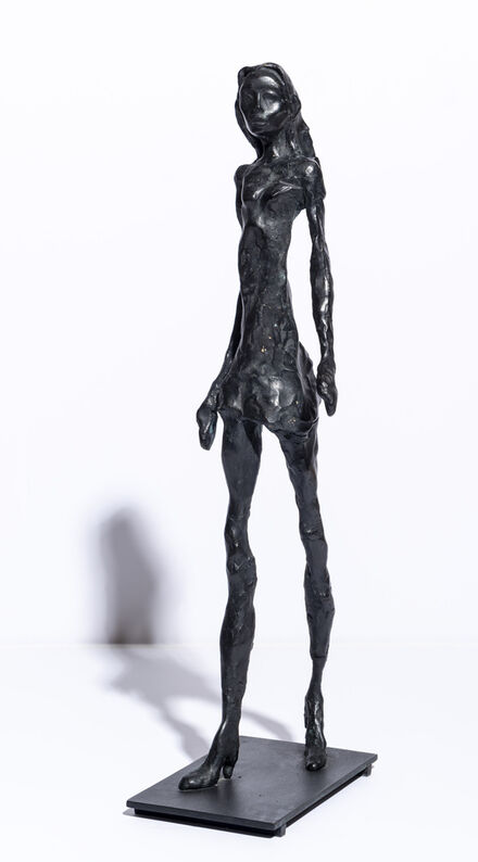 Eran Shakine, ‘Giacometti's Granddaughter as a Supermodel’, 2011