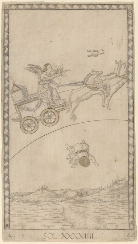Master of the E-Series Tarocchi, ‘Sol (Sun)’, ca. 1465