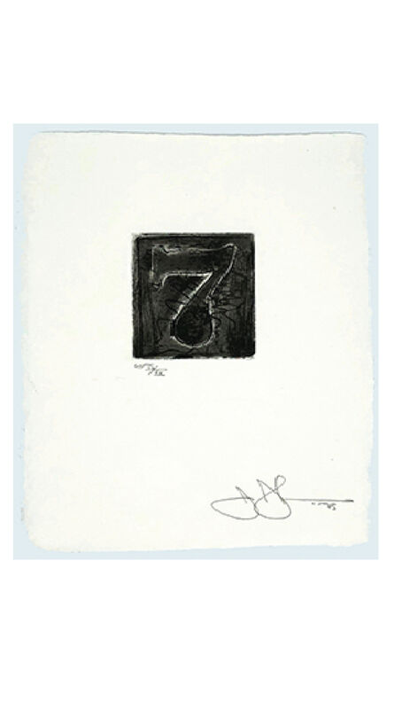 Jasper Johns, ‘Numeral 7’, 1975