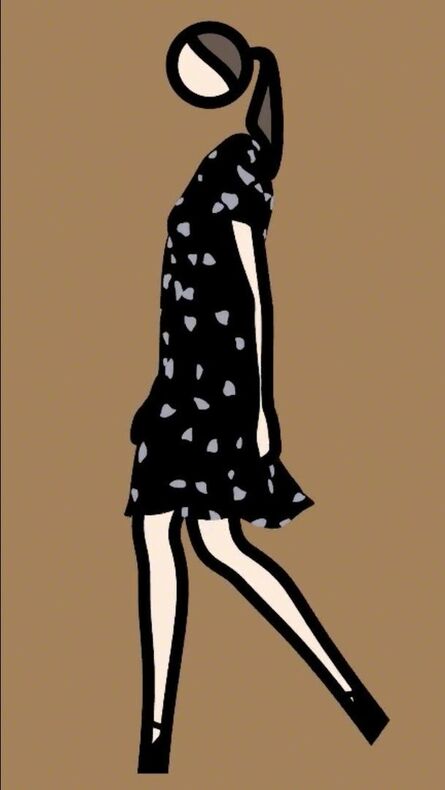 Julian Opie, ‘Verity walking in dress 3.’, 2013