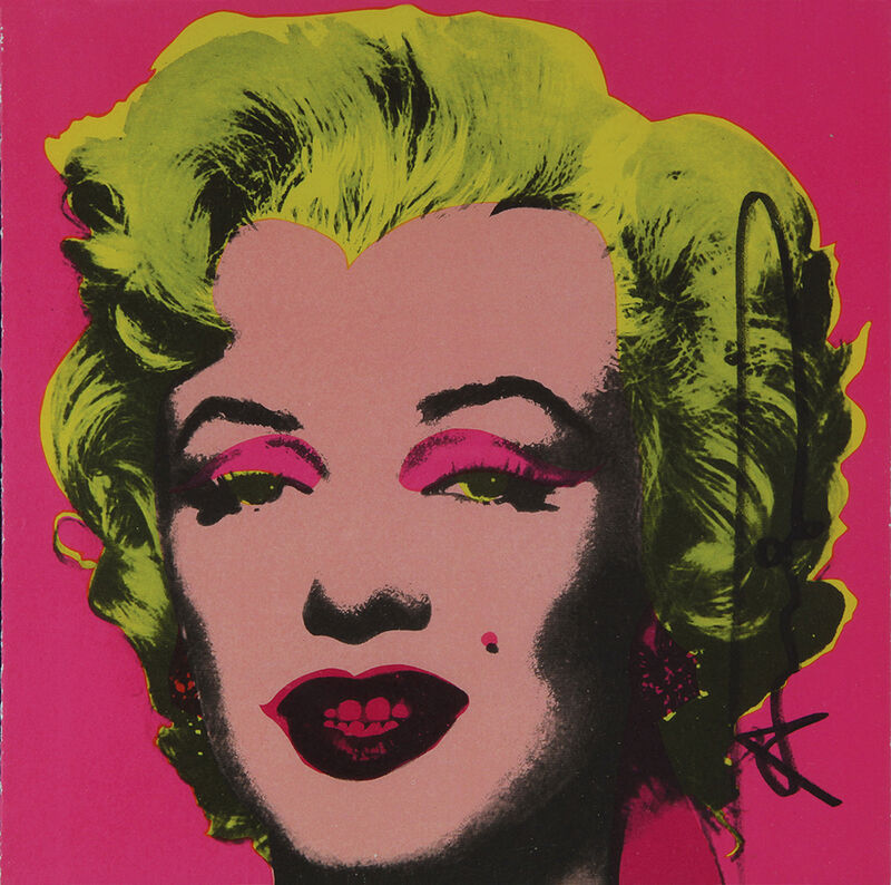 Andy Warhol, ‘Marilyn Monroe - Invitation Card’, 1981, Print, Colored serigraph on paper, Bertolami Fine Arts