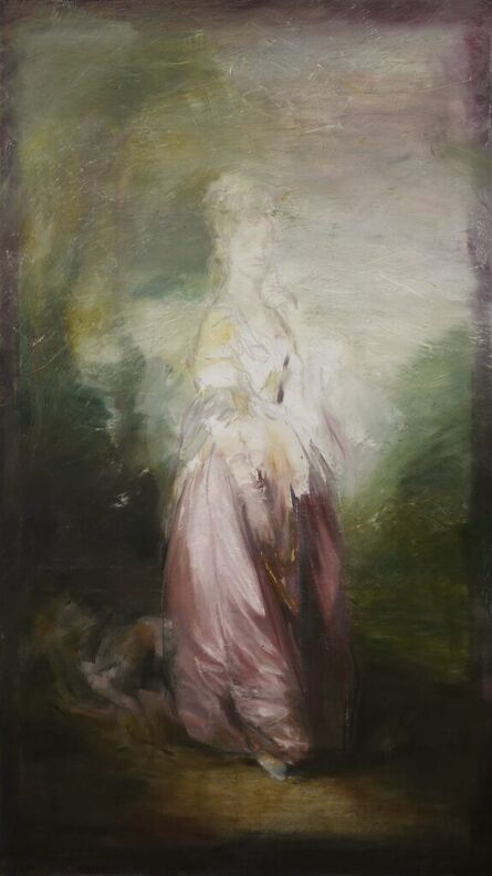 Jake Wood-Evans, ‘Portrait of Mrs Lowndes-Stone, after Sir Thomas Gainsborough’, 2023