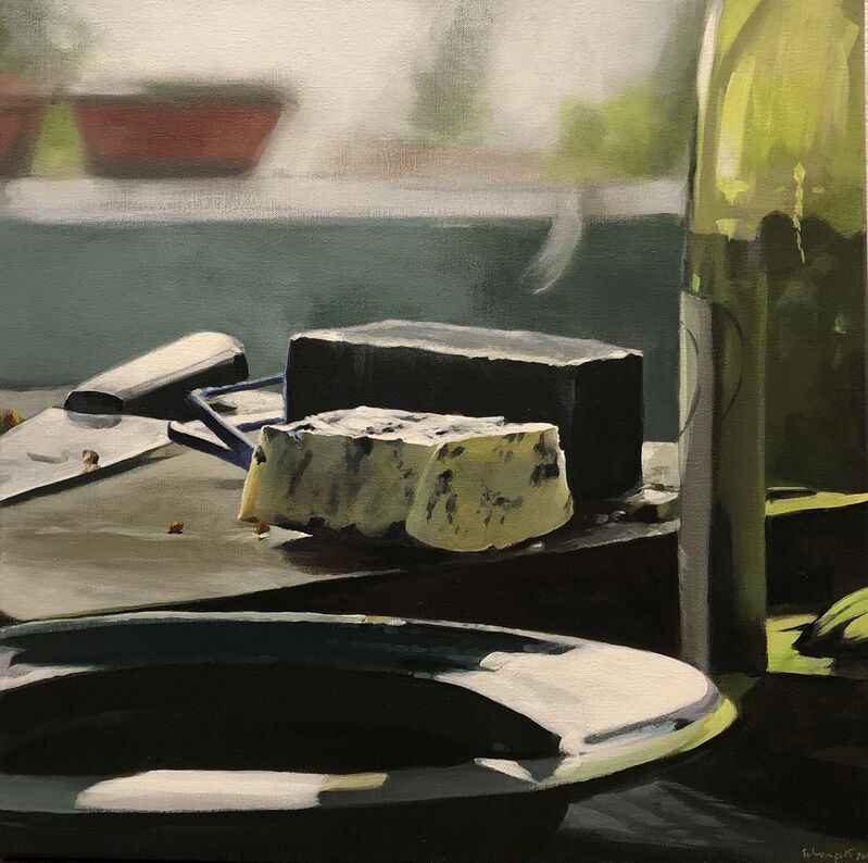 Ben Schonzeit, ‘Westport Wine & Cheese’, 2014, Painting, Acrylic on linen, Louis K. Meisel Gallery