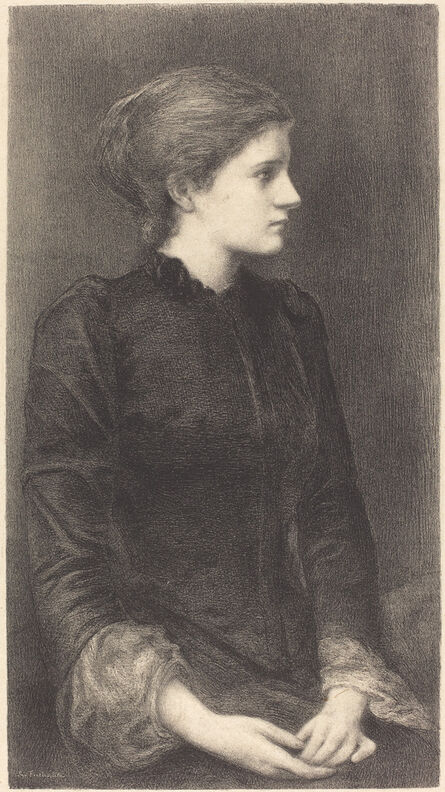M.G. Fuchs after Sir Edward Coley Burne-Jones, ‘Mrs. Bonham’, ca. 1902