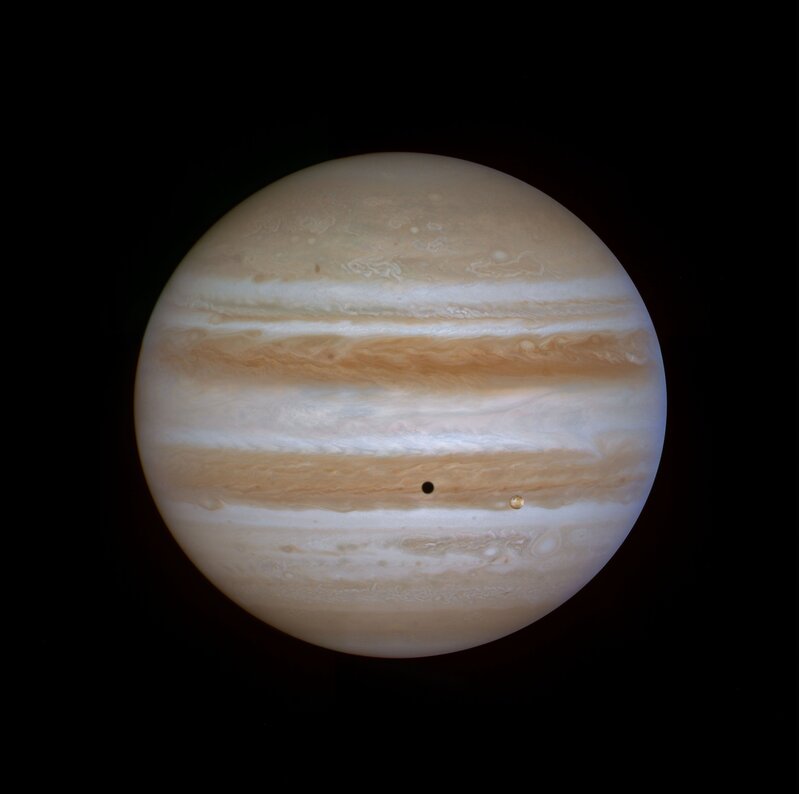 Michael Benson, ‘Full Jupiter and Io, Cassini, December 9, 2000’, 2012, Photography, Composite Photograph. Digital c-print, Flowers