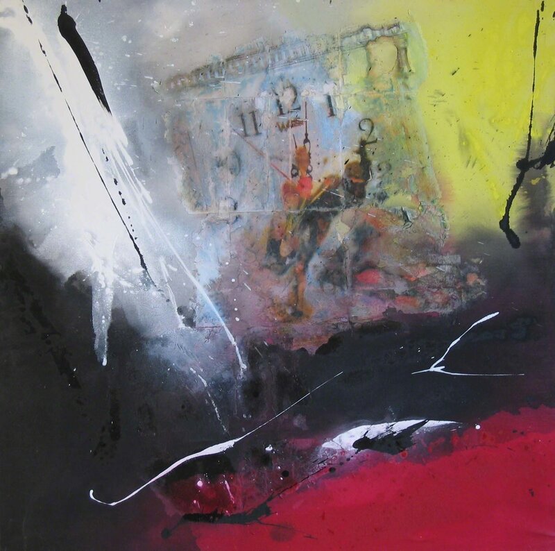 Magali Leonard, ‘Look Beyong Ruins’, 2007, Painting, Acrylic on Canvas, Walter Wickiser Gallery