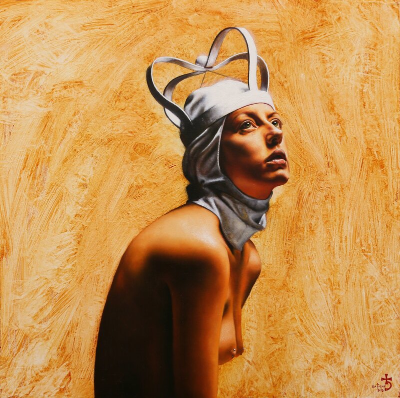 Saturno Butto, ‘Queen of Pain’, 2012, Painting, Oil on board, Simard Bilodeau Contemporary