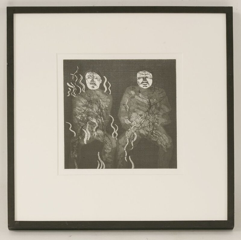 David Hockney, ‘Corpses On Fire (Tokyo 88)’, 1969, Print, Etching with aquatint, Sworders