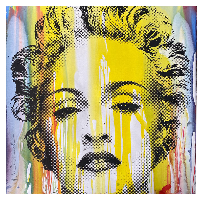 Mr. Brainwash, ‘Happy Birthday Madonna (Yellow)’, 2017, Print, Print on paper with hand embellishments by the artist, Artsy x Forum Auctions