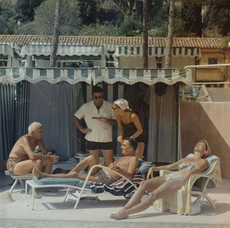 Slim Aarons, ‘Summer in Monaco’, 1957, Photography, Lambda C-Print, IFAC Arts