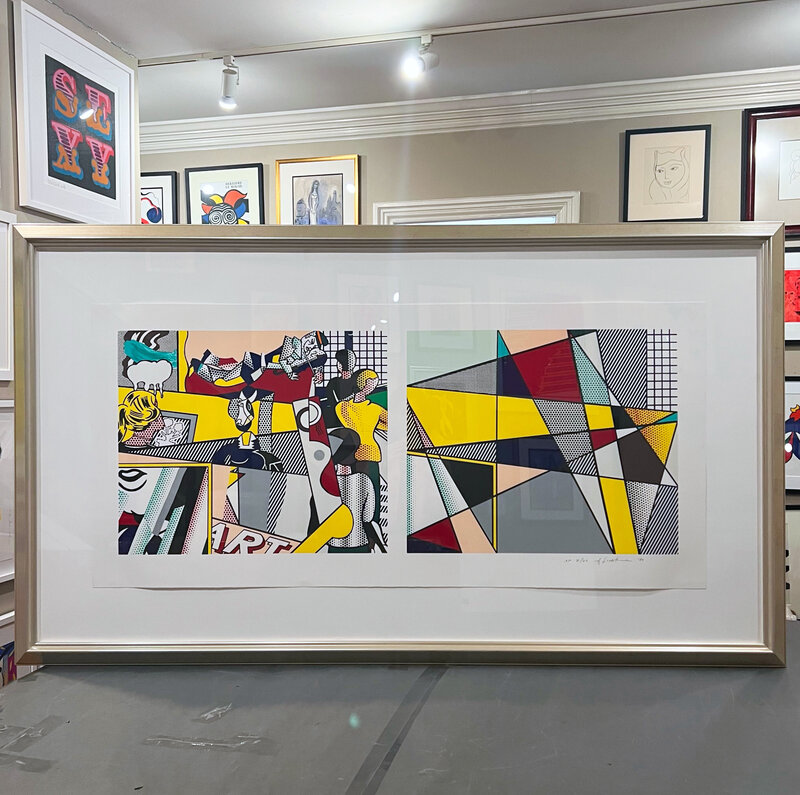 Roy Lichtenstein, ‘Tel Aviv Museum’, 1989, Print, Lithograph in colors on Rives BFK paper, Georgetown Frame Shoppe