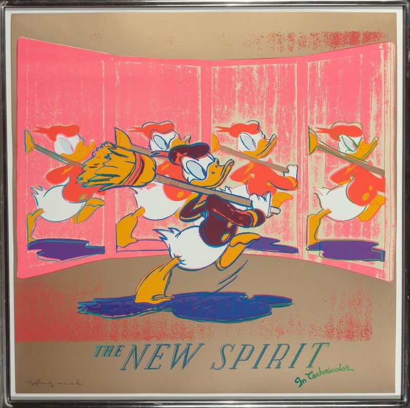 Andy Warhol, ‘The New Spirit (Donald Duck), from the Ads portfolio’, 1985, Print, Screenprint in colors on Lenox Museum Board, Heritage Auctions