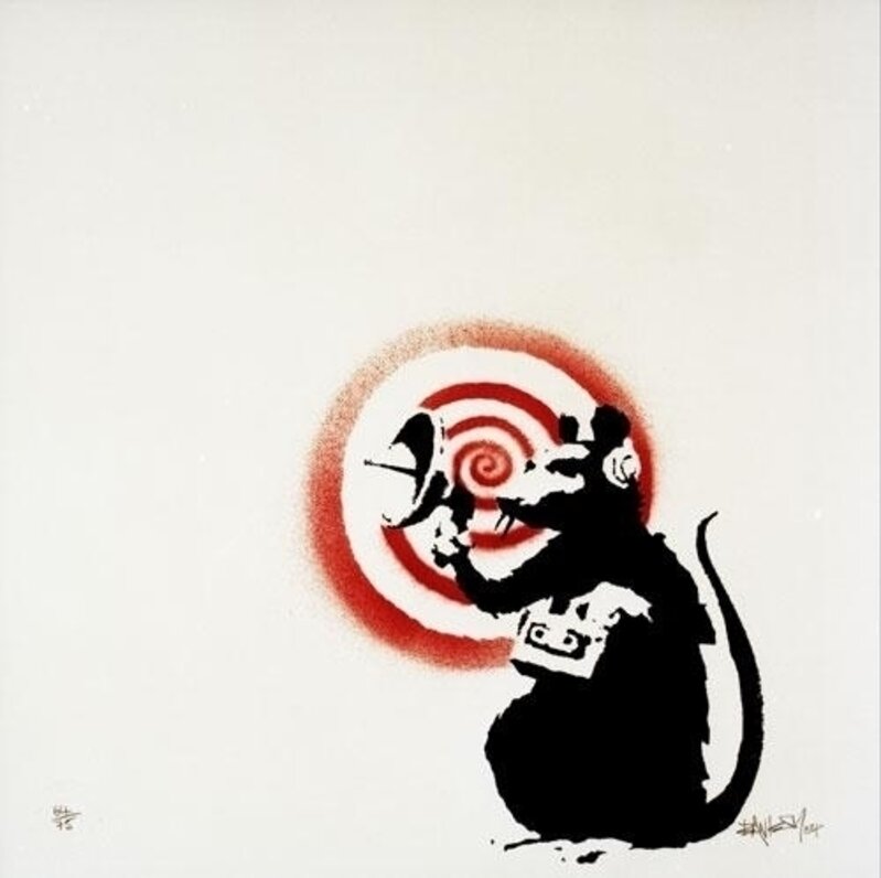 Banksy, ‘Radar Rat’, 2004, Print, Silkscreen, Puccio Fine Art